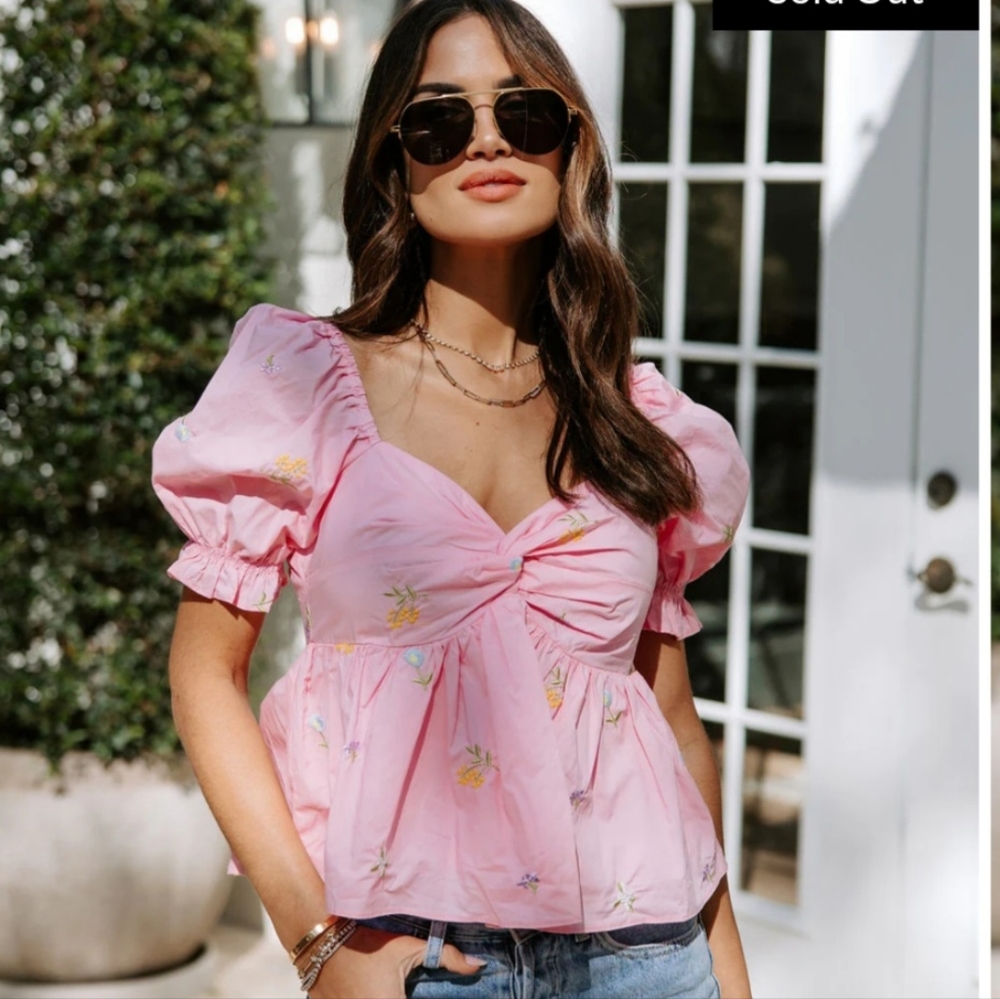 Multi Floral Embroidery To